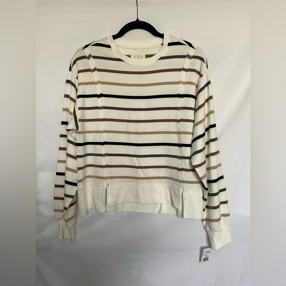 Thread & Supply Multi-Stripe Crewneck Sweater - Picture 1 of 6